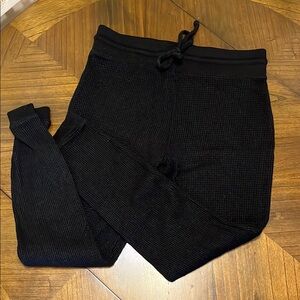 LC Lauren Conrad Black jogger pajama thermal